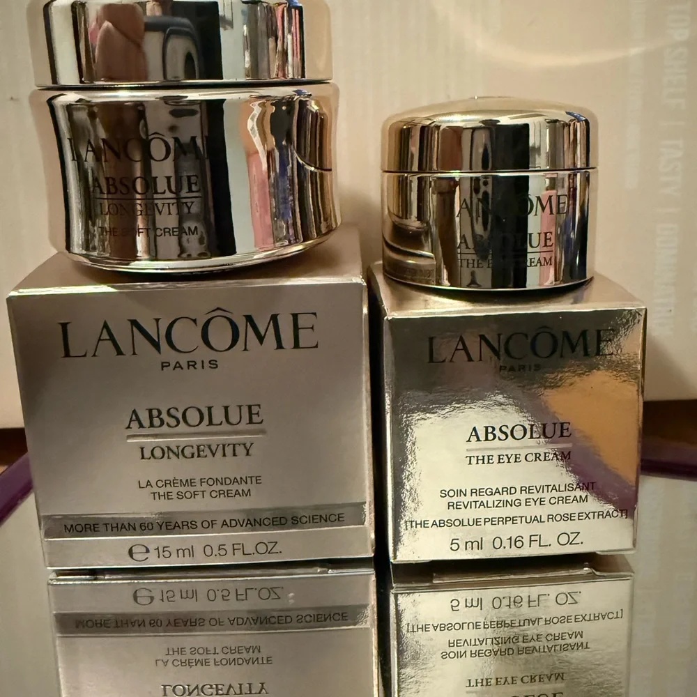 Lancôme Absolue Longevity The Soft Cream & The Eye Cream Bundle - BNIB - Picture 2 of 5